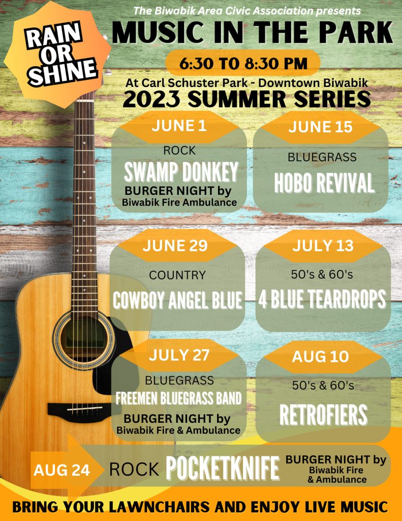 Music in the Park Biwabik Area Civic Association